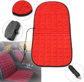 Zizza® Auto Stoelverwarming Rood - Verwarmingskussen -  Autokussen - 12V