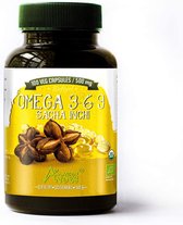 Amazon Andes - Sacha Inchi Capsules - Omega 3,6 & 9 - 100 Softgel caps- 1000mg