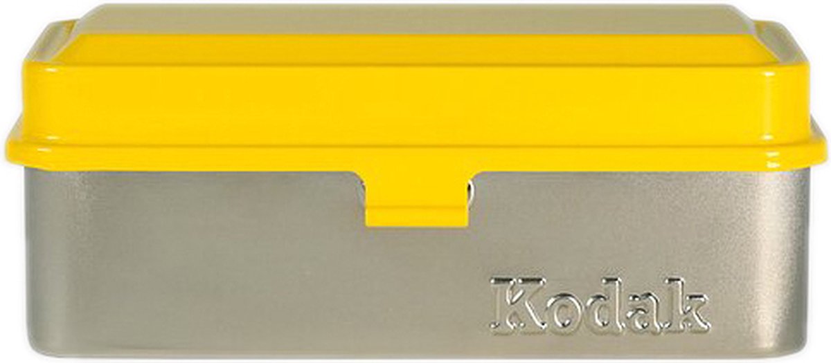Kodak Film Case Silver & Yellow voor kleinbeeld en/of middenformaat films