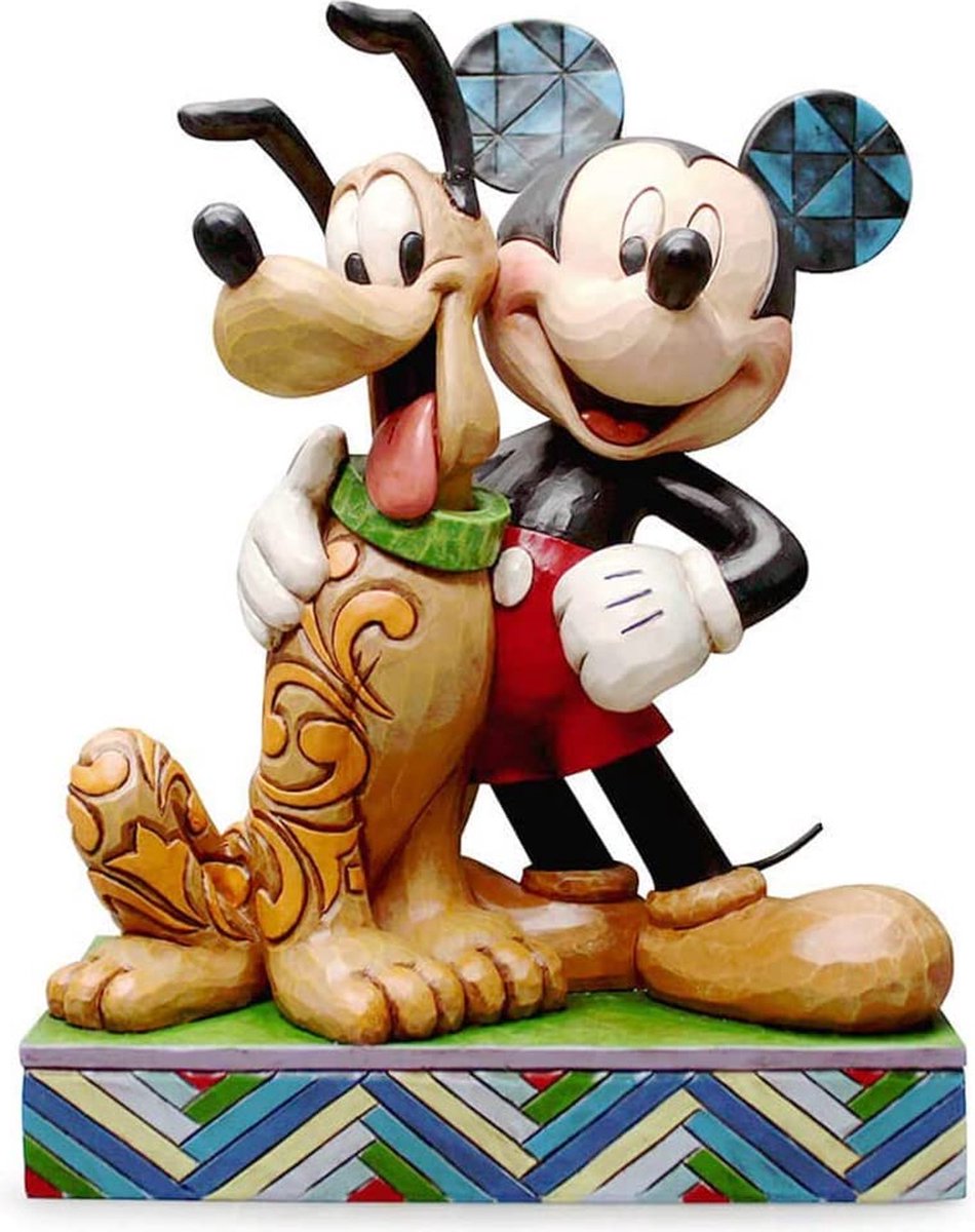 DISNEY TRADITIONS BEST FRIENDS MICKEY & PLUTO