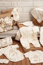 Geboorte / Newborn Geschenkset - 10 Delige Set - Giraffe - 100% Biologisch Katoen