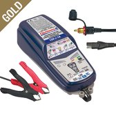 Tecmate Optimate 4 - Dual program Druppellader 12V 1A CAN-bus edition met BMW adapter TM350