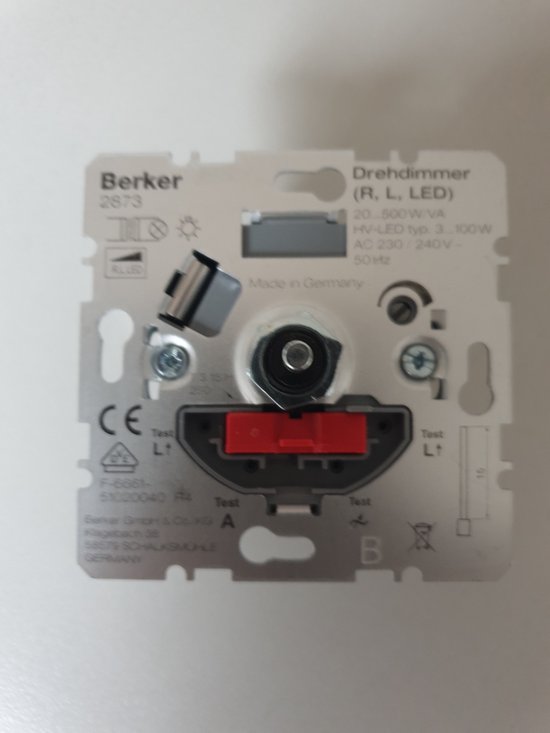 Berker Dimmer 20 500W bol