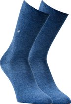 Hobby - Sokken - 2-pack - Egyptisch katoen - Blauw - HM20