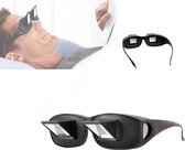 Prismabril - Horizontale Lig Leesbril voor In Bed - Prisma Reader - Lazy Glasses - Bril – Leesbril