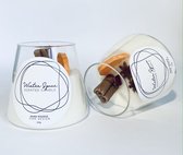 Tipo Design - kaarsen - Heerlijk warme geurkaars van winter kruiden perfect voor in de wintertijden voor jou interieur of als cadeau - Winter spice geurkaars met houten lont
