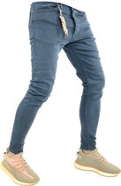 Skinny jeans Herenjeans Beschadigde Denim Broek Slim Fit Skinny Jongens Casual Stretch Ripped Jeans Alle Taille Maten W33