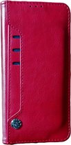 Iphone 7 Plus Wallet red + Car charger - Iphone 7 Plus Wallet rood + Autolader