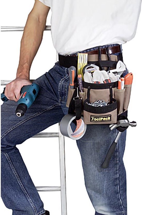 ToolPack Tool Belt - Sac à outils - 8 compartiments