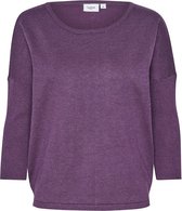 Saint Tropez MilaSZ neck pullover Blackberry Wine-L