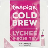 teapigs Lychee & Rose - Cold Brew - 50 Tea Bags in envelopes