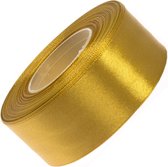 Satijnlint goud 38mm x 32 meter