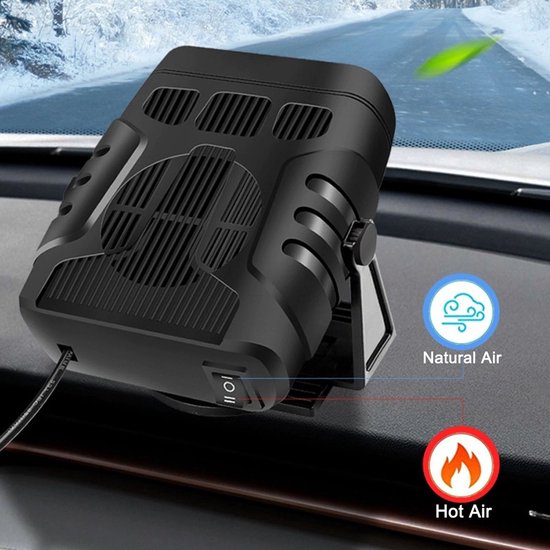 Noiller Auto Verwarming 12 V - Autokachel - Car heater - Voorruitverwarming - Verwarming ventilator - Kachel 12 volt - Zwart