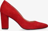 Tango | Betney 1-c red nubuck pump - straight heel/sole | Maat: 42