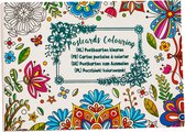 Postkaarten Kleuren 20 stuks "Bloemen"