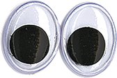 Wiebel ogen - Googly eyes - 10 stuks - 10mm - hobby - knutsel