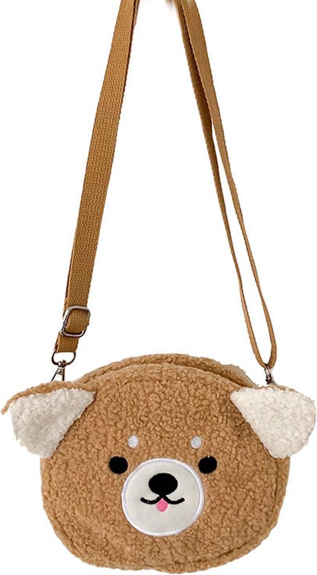 Wudaizhi pluche eend schoudertas schattige gevulde eend crossbody tassen cartoon boodschappentas voor meisjes vrouwen