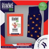 BLONDEPIL HOMME Box Bio Cosmos Eau de parfum Rood + Paar sokken