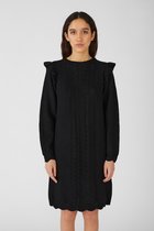 Object Jurk Objportia Knit Dress Pb11 23037400 Black Dames Maat - XL