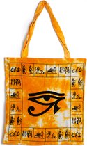 Tote Bag Katoen – Oog van Horus (45 cm)