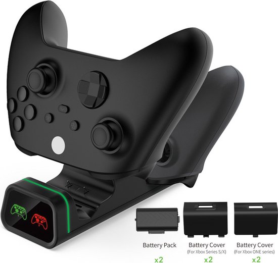 Dobe - Station de recharge pour manette Xbox one, série x et série s - Pour  2 manettes