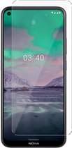 LuxeBass Screenprotector geschikt voor Nokia 3.4 - glas scherm - bescherming