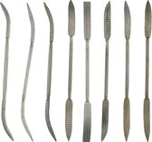 8 delige Speksteen Raspenset - Spek Steen Pakket - Hout - Klei - Vijl - Vijlenset - Gereedschap - Grating Set