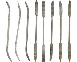 8 delige Speksteen Raspenset - Spek Steen Pakket - Hout - Klei - Vijl - Vijlenset - Gereedschap - Grating Set