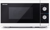 Sharp YC-MS01E-W micro-onde Comptoir Micro-ondes uniquement 20 L 800 W Noir, Blanc