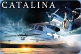 Catalina PBY-5 ​​.   Metalen wandbord 20 x 30 cm.