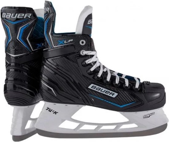 Patin de hockey sur glace Bauer X-LP noir-argent-bleu (taille 4.0 taille  37.5) aiguisé | bol