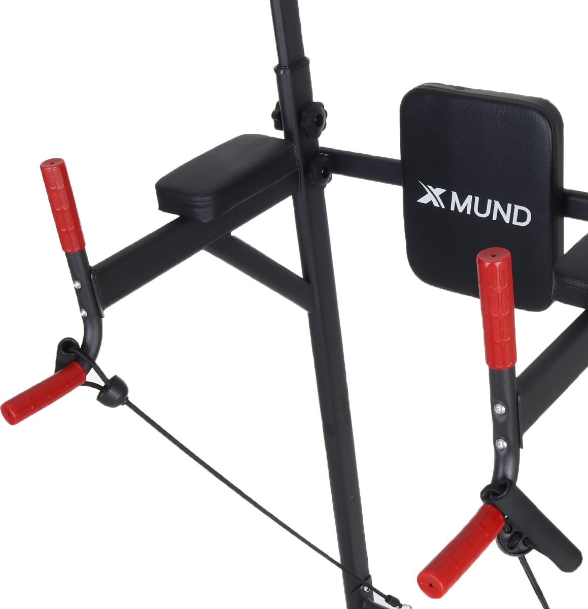 Verstelbare Power Tower Pull Up Bar Dip Stand, Multifunctionele Workout Station Voor Home Gym Krachttraining Gewicht Capaciteit 300 Lbs