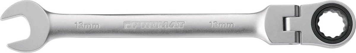 Promat steek-/ringratelsleutel flexibele kop 13mm - 4000821514