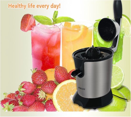 Juicer Sapcentrifuge - voor sinaasappelen / limoenen / extractor - citroen knijper - pers - sapper van SOKANY — afbeelding 4