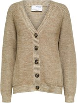 Selected Femme Sira Longsleeve Knit Cardigan Tannin