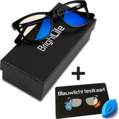 BrightLife Focus® Blauw licht bril - Computerbril - Blauw licht filter bril - Beeldschermbril - Blue light glasses - Compleet pakket - Beste keus voor overdag