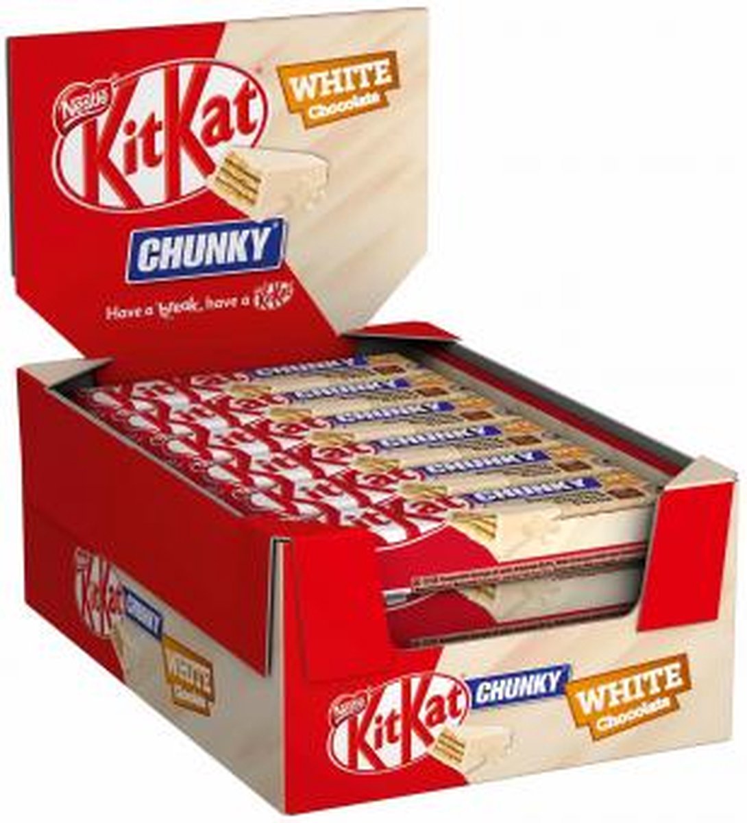 KitKat Chunky White Schokoriegel 24er Pack