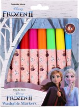 Uitwasbare stiften "Frozen 2" 8 stuks