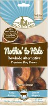 Nothin' To Hide Ring & Bones - Rund of Kip smaak - 100% natuurlijk - op basis van Rundercollageen - Gezond Alternatief voor Rawhide - Inhoud 70 gram - Ring & Bones Rund - 70 gram