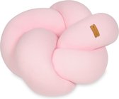 Knoopkussen - roze - 40x36 cm - sierkussen