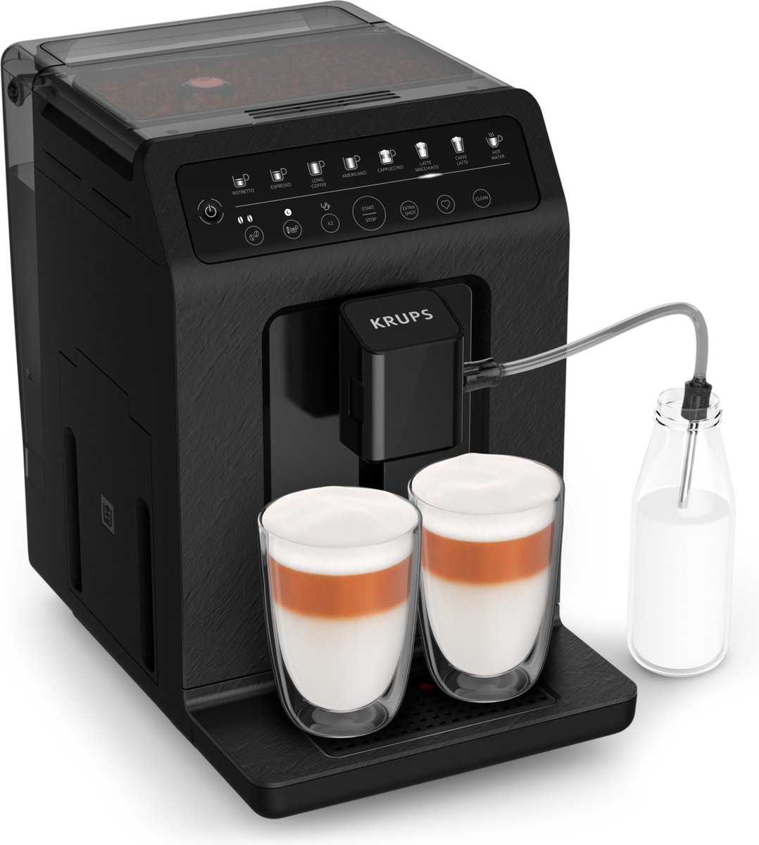 Krups Evidence ECO-Design EA897B - Volautomatische espressomachine - Zwart  | bol.