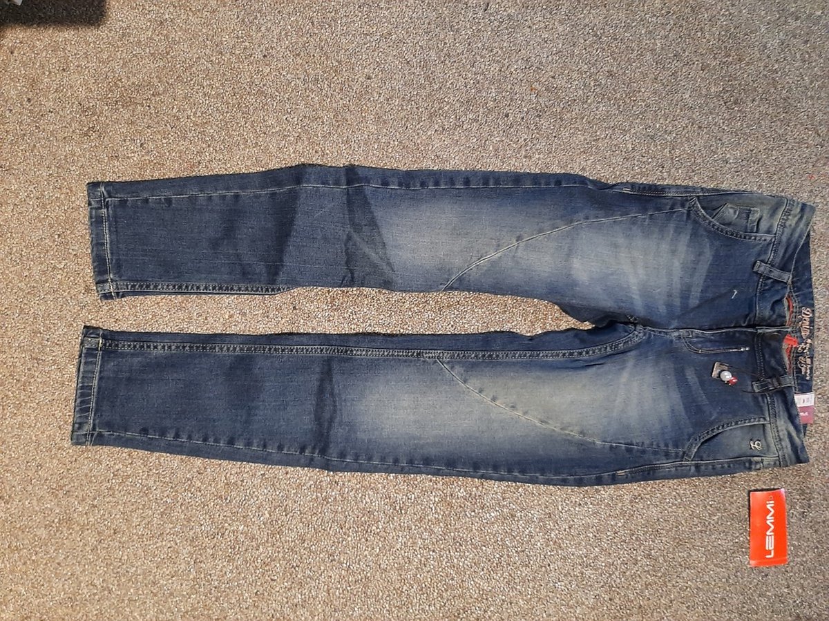 Lemmi - meisjes jeans - blauw - slim fit - maat 146 | bol.com