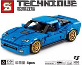 SY 8306 - Corvette - 668 onderdelen - Technic Compatibel -Bouwdoos