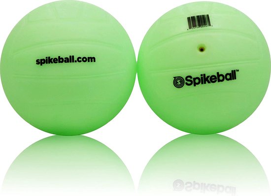 Foto: Spikeball glow in the dark reserve ballen roundball groen set van 2