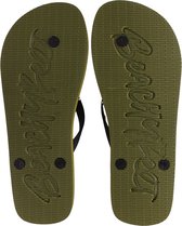 BeachyFeet Teenslippers Heren - Khaki - Maat 45/46