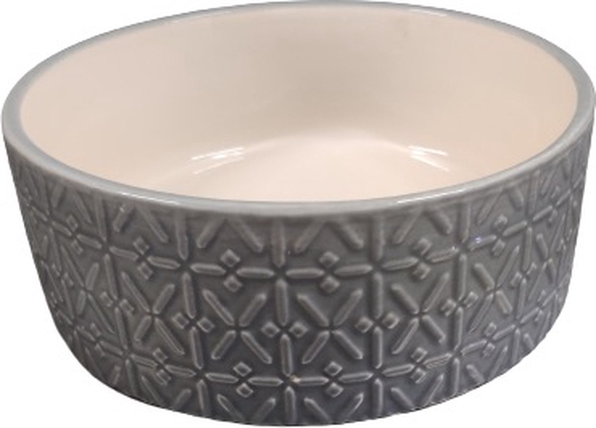 Eetkom stone deco oscuro 16 cm