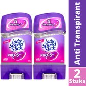 Lady Speed Stick Pro 5 in 1 Deodorant Vrouw Gel - 48h Effectieve Vijfvoudige Bescherming Deodorants - Anti Transpirant - Ruik Onweerstaanbaar en Voel je Top - Deodorant Vrouw Voord