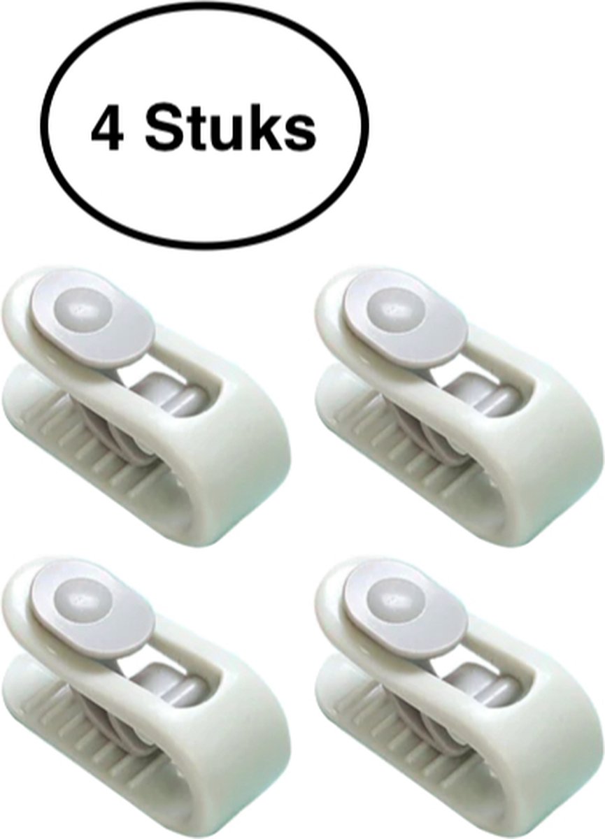 Dekbed Clips - 4 stuks - Deken en laken op plaats houden - Dekbedclip - Dekbedovertrek - Groen