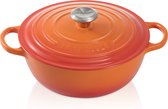 Le Creuset Gietijzeren marmite Oranjerood 26cm 5,3l