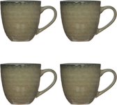 Mica Decorations tabo Mok Creme maat in cm: 9 x 9 - 4 stuks